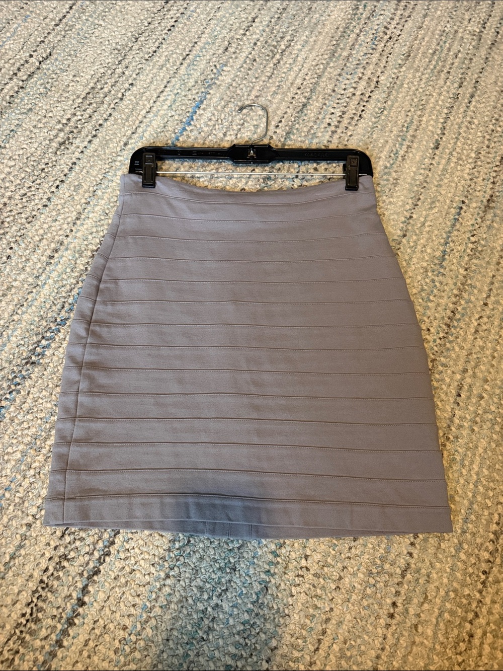 Express Light Taupe Bandage Mini Skirt